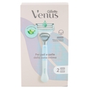 Gillette Venus per peli e pelle della zona intima Rasoio Donna, 1 Manico + 2 Lamette